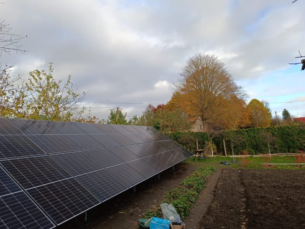 10 kW antžeminė saulės elektrinė, Akmenė