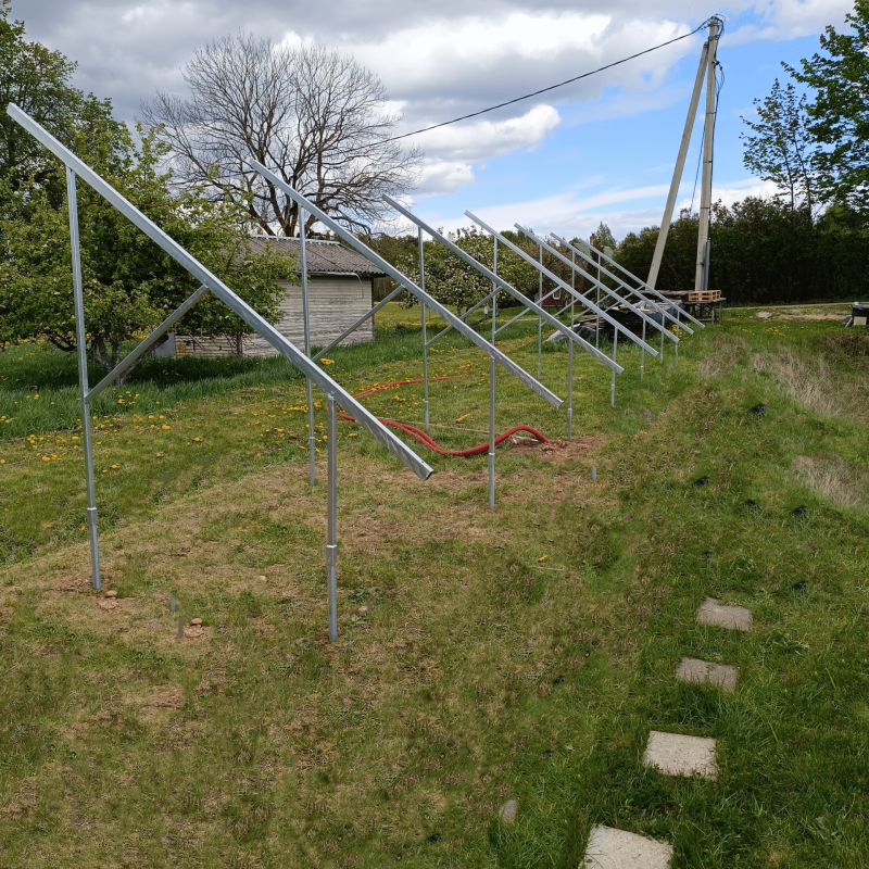 Antžeminė konstrukcija rėmas svetainei